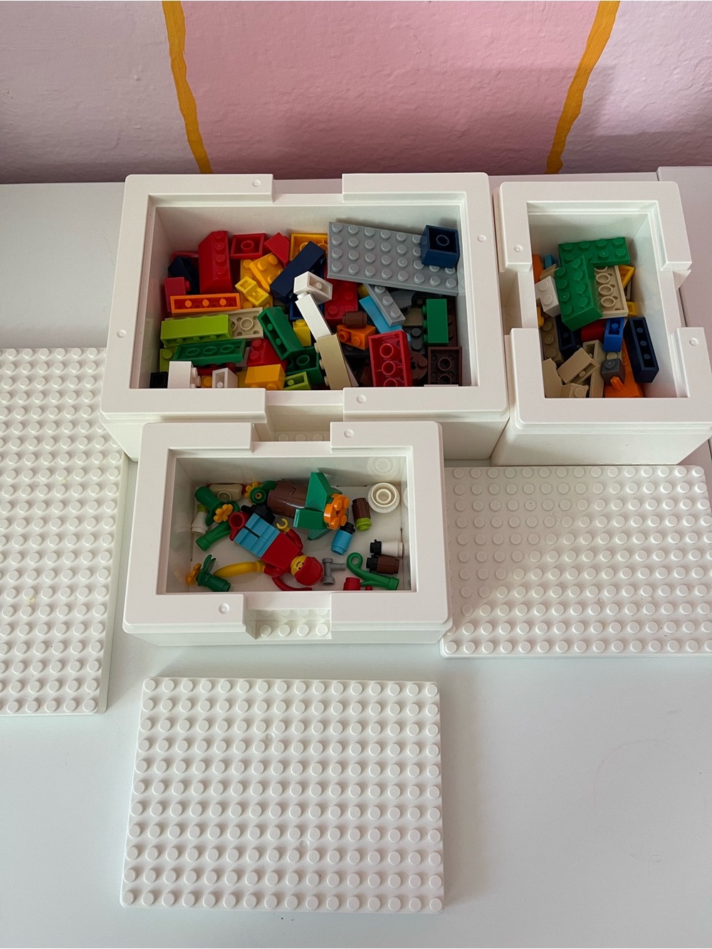 LEGO BYGGLEK IKEA Storage Boxes (retired) and Mixed Bricks - Picture 3 of 5